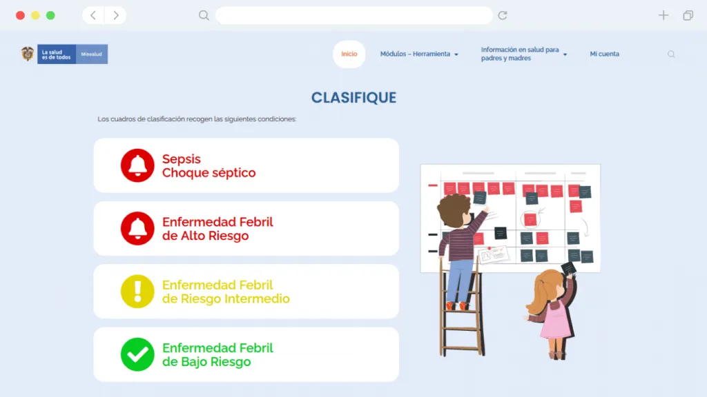 Desarrollo de aplicación web y móvil para el ministerio de salud