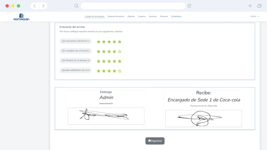 software de gestión de procesos para Romaquin