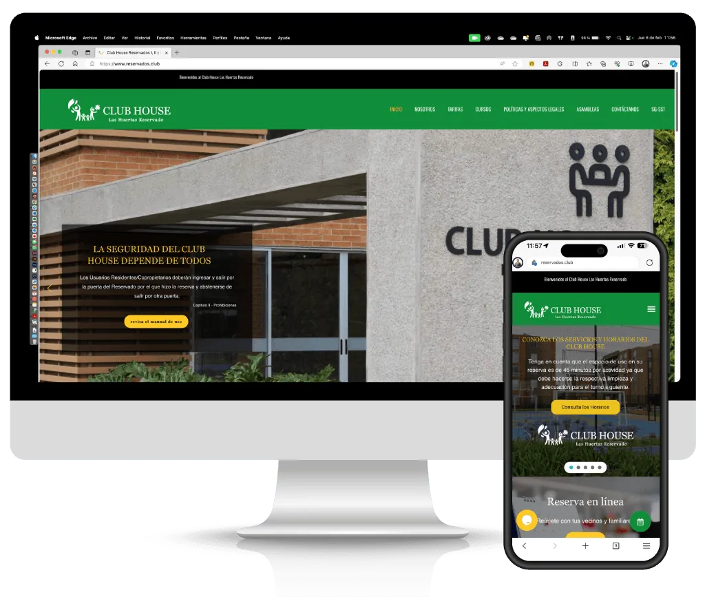 Caso de éxito-Sistema de reservaciones en línea